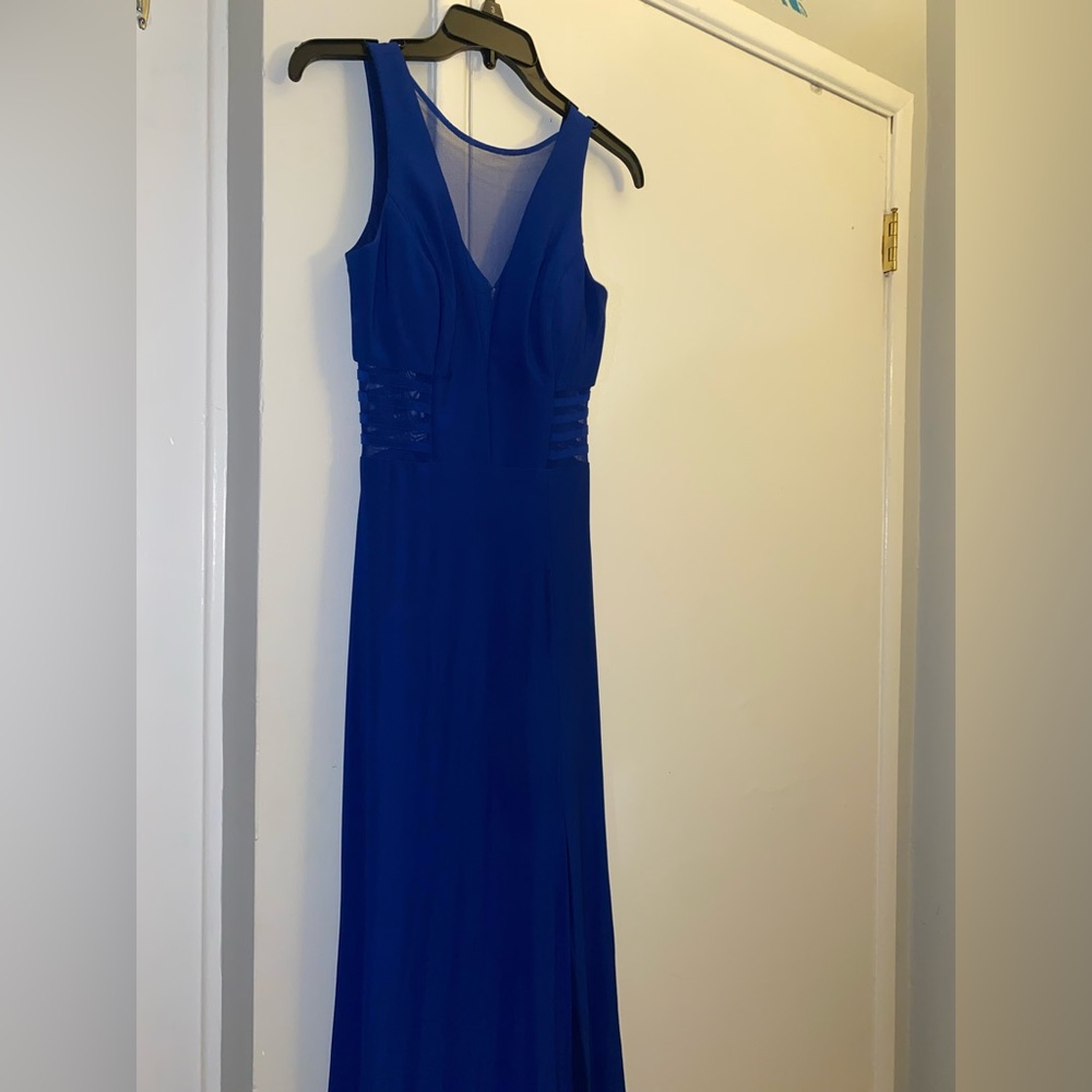 Navy Blue Prom Dress